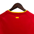 Camisa Getafe 23/24 II Torcedor Joma Masculina - Vermelha com detalhes em amarelo