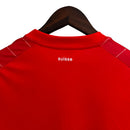 Camisa Seleção Suíça I 23/24 - Torcedor Puma Masculina - Vermelha com detalhes em branco