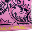 Camisa Seleção da Itália Edição especial Versace 23/24 - Torcedor Adidas Masculina - Rosa com detalhes em preto e dourado