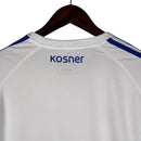 Camisa Zaragoza I 23/24 - Torcedor Adidas Masculina - Branco com detalhes em azul