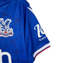 Camisa Crystal Palace I 23/24 - Torcedor Macron Masculina - Azul e vermelha com detalhes em branco