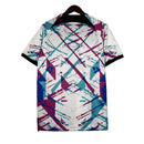 Camisa Barcelona Edição Especial 23/24 - Torcedor Nike Masculina - Branca com detalhes em preto e roxo