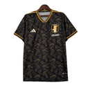 Camisa Seleção Japão Edição Especial 23/24 - Torcedor Adidas Masculina - Preta com detalhes em dourado e branco