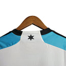 Camisa Minnesota United I 23/24 - Torcedor Adidas Masculina - Azul com detalhes em rosa e branco
