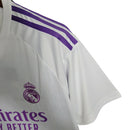 Camisa Real Madrid Goleiro 23/24 - Torcedor Adidas Masculina - Branca com detalhes em roxo