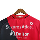Camisa Atlas do México I 23/24 - Torcedor Surtek Masculina - Vermelha com detalhes em preto
