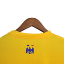 Camisa Seleção Romênia I 23/24 - Torcedor Joma Masculina - Amarela com detalhes em azul