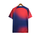 Camisa Paris Saint-Germain Treino 23/24 - Torcedor Nike Masculina - Vermelha com detalhes em azul e branco