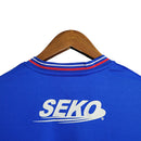 Camisa Rangers I 23/24 - Torcedor Castore Masculina - Azul com detalhes em branco e vermelho