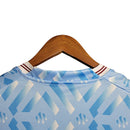 Camisa Olympique Marseille Treino 23/24 - Torcedor Puma Masculina - Azul com detalhes em branco e dourado