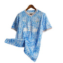 Camisa Olympique Marseille Treino 23/24 - Torcedor Puma Masculina - Azul com detalhes em branco e dourado