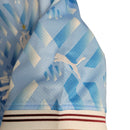 Camisa Olympique Marseille Treino 23/24 - Torcedor Puma Masculina - Azul com detalhes em branco e dourado
