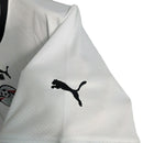 Camisa Seleção Egito II 23/24 - Torcedor Puma Masculina - Branca com detalhes em preto e amarelo