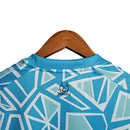 Camisa Burgos Goleiro 23/24 - Torcedor Adidas Masculina - Azul com detalhes em branco e preto