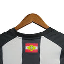 Camisa Figueirense I 23/24 - Torcedor Volt Masculina - Preta com detalhes em branco