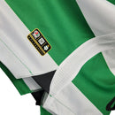 Camisa Santos Laguna I 23/24 - Torcedor Charly Masculina - Verde e branca com detalhes em preto