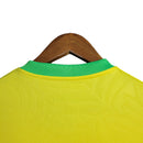 Camisa Seleção Brasil I 23/24 - Torcedor Nike Masculina - Amarela com detalhes em verde