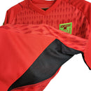 Camisa Tigres do México Goleiro 23/24 - Torcedor Adidas Masculina - Vermelha com detalhes em verde