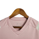 Camisa Lyon Treino 23/24 - Torcedor Adidas Masculina - Rosa com detalhes em branco