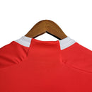 Camisa Seleção Peru II 23/24 - Torcedor Adidas Masculina - Vermelha com detalhes em branco e dourado