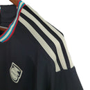 Camisa Seleção Jamaica II 23/24 - Torcedor Adidas Masculina - Preta com detalhes em dourado