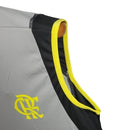 Camisa Regata Flamengo Treino 24/25 - Torcedor Adidas Masculina - Cinza com detalhes em preto e amarelo