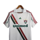 Camisa Retrô Fluminense II 2010 - Adidas Masculina - Branca com detalhes em verde e vermelho