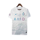 Camisa Al-Nassr III 23/24 - Torcedor Nike Masculina - Branca com detalhes em roxo