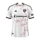 Camisa DC United II 24/25 - Torcedor Adidas Masculina - Branca com detalhes em rosa e preto
