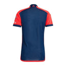 Camisa New England Revolution I 24/25 - Torcedor Adidas Masculina - Azul e vermelha com detalhes em branco