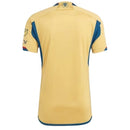Camisa Real Salt Lake II 24/25 - Torcedor Adidas Masculina - Bege com detalhes em azul e vermelho