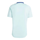 Camisa Seleção da Espanha Treino 24/25 - Torcedor Adidas Masculina - Azul com detalhes em vermelho