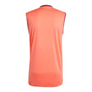 Camisa Regata River Plate Treino 24/25 - Torcedor Adidas Masculina - Laranja com detalhes em vermelho