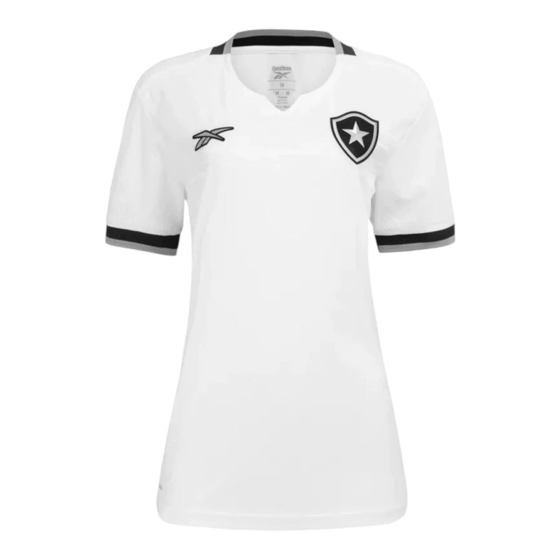 Camisa Botafogo III 24/25 - Torcedor Reebok Feminina - Branca com detalhes em preto