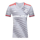 Camisa Internacional III 24/25 - Torcedor Adidas Feminina - Cinza com detalhes em vermelho