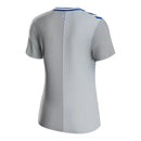 Camisa Everton III 23/24 - Torcedor Hummel Feminina - Cinza com detalhes em azul