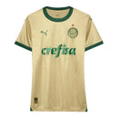 Camisa Palmeiras III 24/25 - Torcedor Puma Feminina - Dourada com detalhes em verde