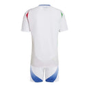 Kit Infantil Seleção da Itália II 24/25 - Adidas - Branco com detalhes em azul e vermelho e verde