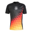 Camisa Seleção Alemanha Pré-jogo 24/25 - Torcedor Adidas Masculina - Preta com detalhes em vermelho e amarelo