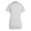 Camisa Internacional Treino 25/26 - Torcedor Adidas Feminina - Branca com detalhes em vermelho