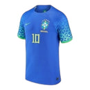 Camisa Retrô Seleção Brasileira II 2022/23 - Masculina Nike - Azul com detalhes em verde