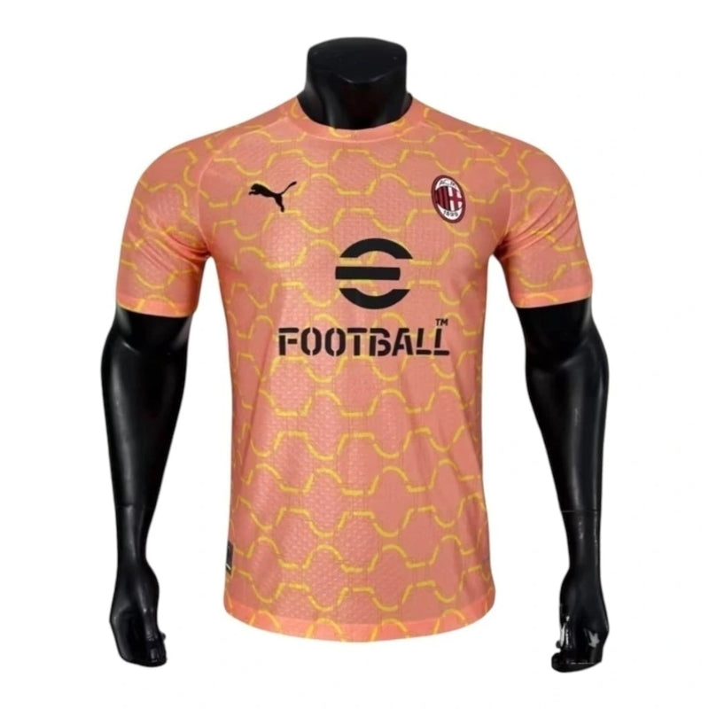 Camisa AC Milan Pré-jogo III 25/26 - Jogador Puma Masculina - Rosa