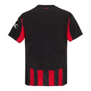 Camisa AC Milan I 25/26 - Torcedor Puma Masculina - Preta e vermelha com detalhes em cinza