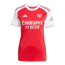 Camisa Arsenal I 25/26 - Torcedor Adidas Feminina - Vermelha e branca