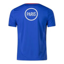Camisa Paris Saint-Germain Pré-jogo 25/26 - Torcedor Nike Masculina - Azul e vermelha