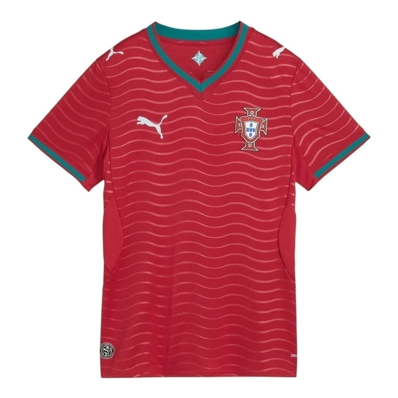 Camisa Seleção Portugal I 26/27 - Torcedor Puma Feminina - Vermelha
