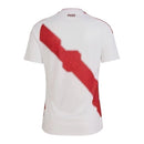 Camisa Seleção Peru I 26/27 - Torcedor Adidas Feminina - Branca com detalhes em vermelho