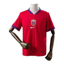 Camisa Seleção Noruega I 25/26 - Torcedor Nike Masculina - Vermelha com detalhes em azul