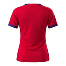Camisa Seleção Noruega I 25/26 - Torcedor Nike Feminina - Vermelha com detalhes em azul