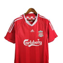 Camisa Retrô Liverpool Edição Champions League I 2008/2009 - Adidas Masculina - Vermelha com detalhes em branco